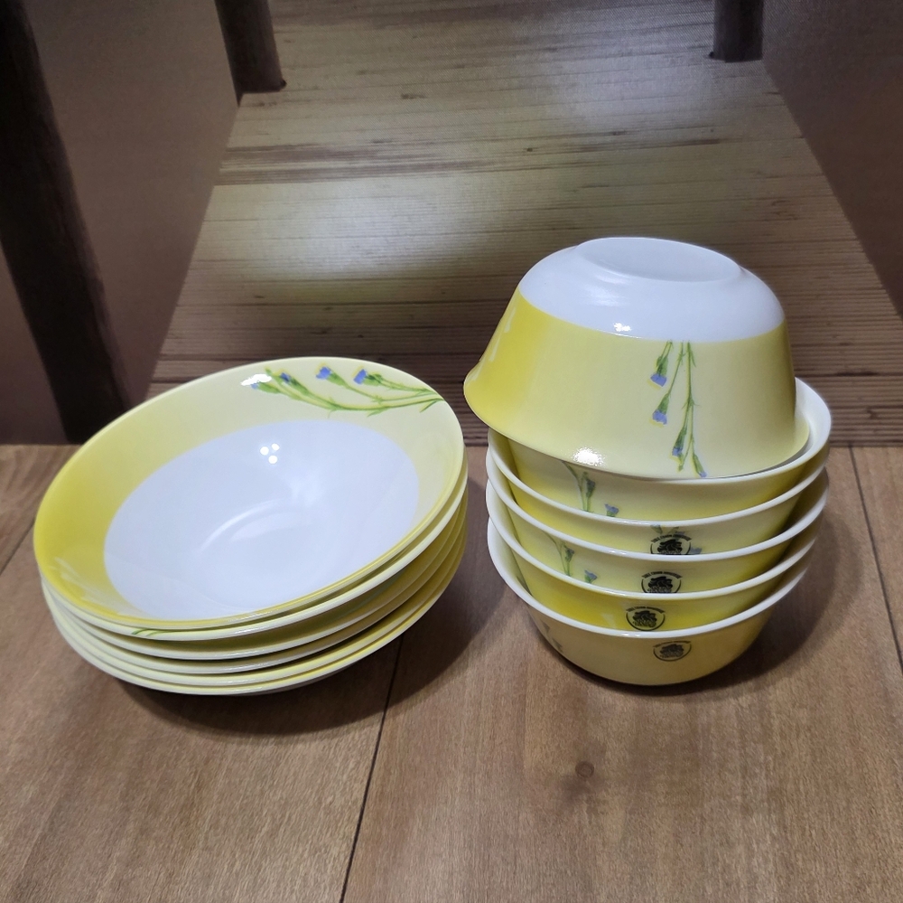 Elegant Yellow Floral Dinnerware Set Royal Prestige